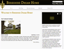 Tablet Screenshot of berkshiredreamhome.com